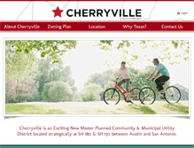 Tablet Screenshot of cherryvilletexas.com